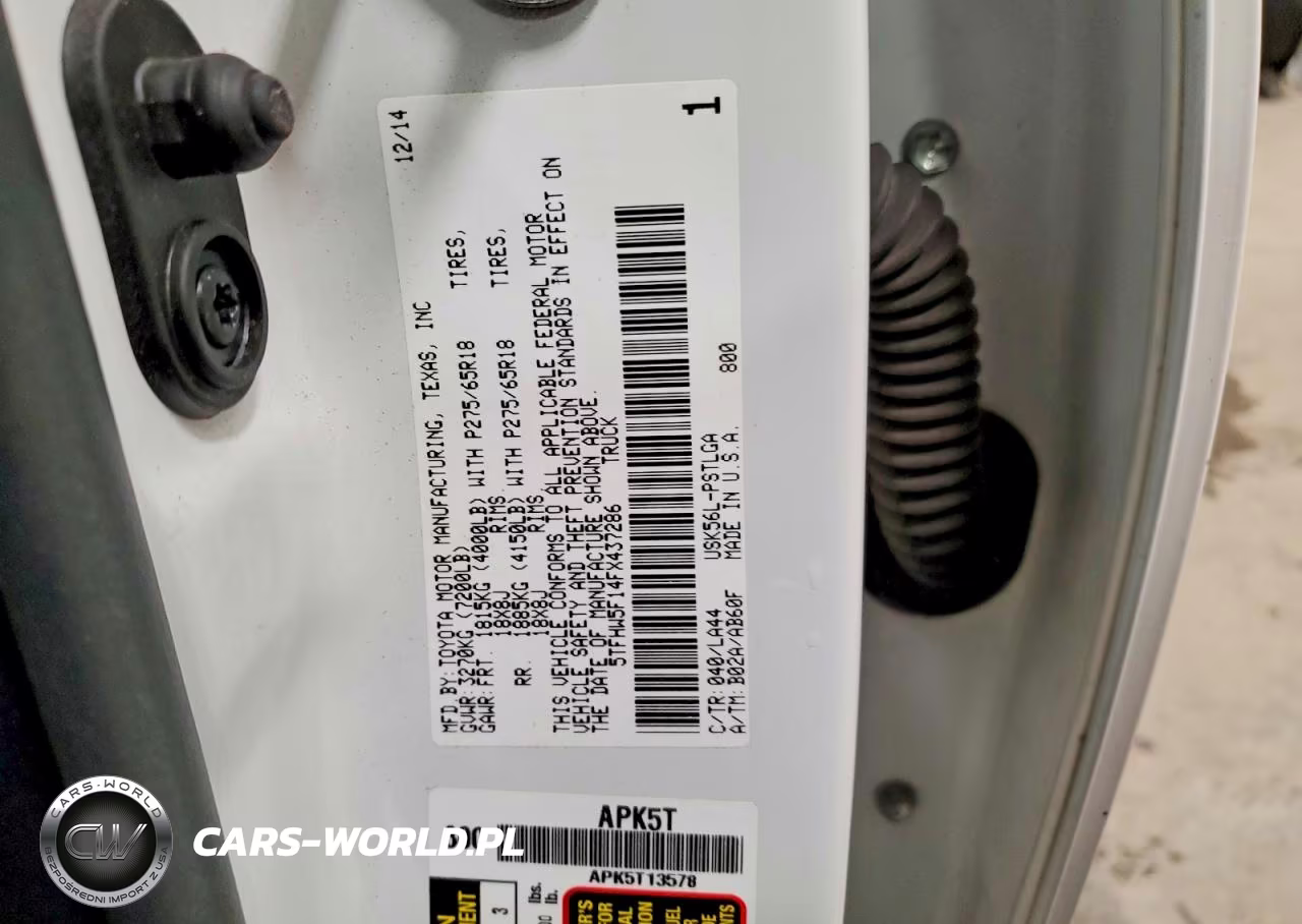 2015 Toyota Tundra Crewmax Limited VIN:5TFHW5F14FX437286 - 12