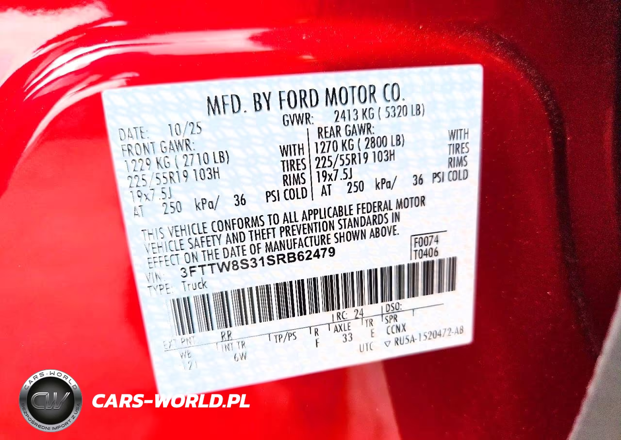 2025 Ford Maverick Lariat VIN:3FTTW8S31SRB62479 - 12
