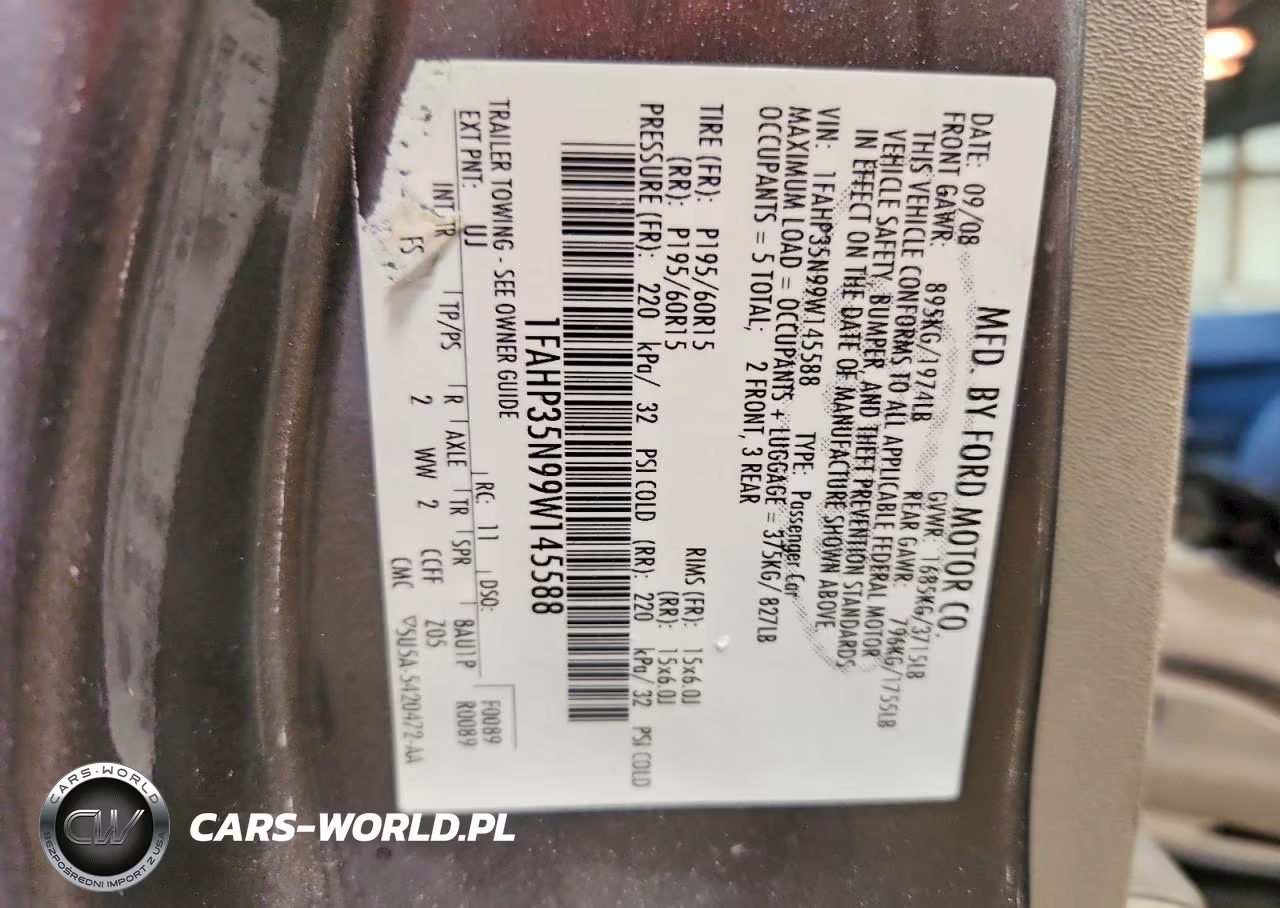 2009 Ford Focus Se VIN:1FAHP35N99W145588 - 12