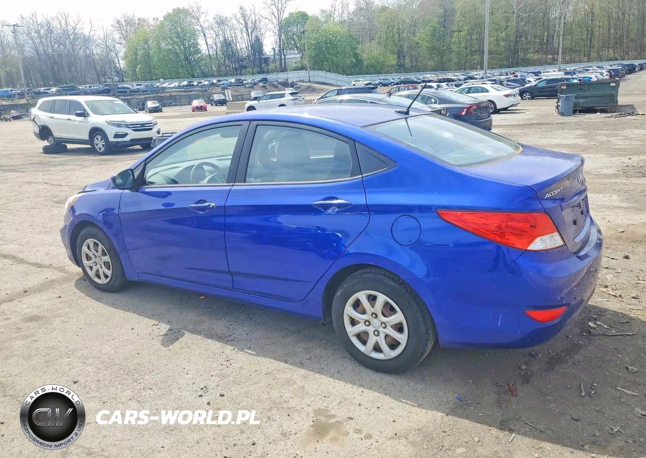 2013 Hyundai Accent VIN:KMHCT4AE7DU281343 - 2