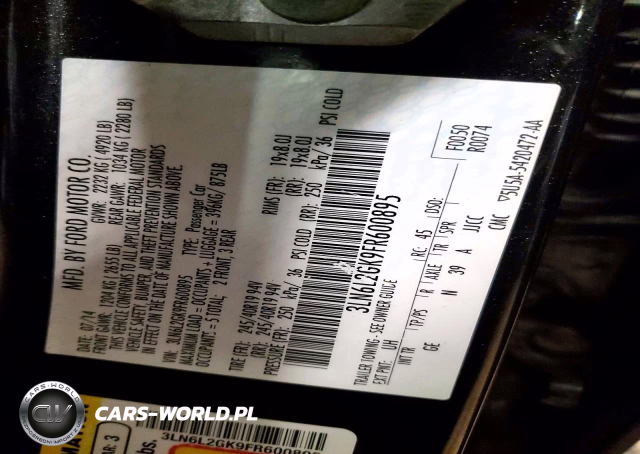 2015 Lincoln Mkz VIN:3LN6L2GK9FR600895 - 12