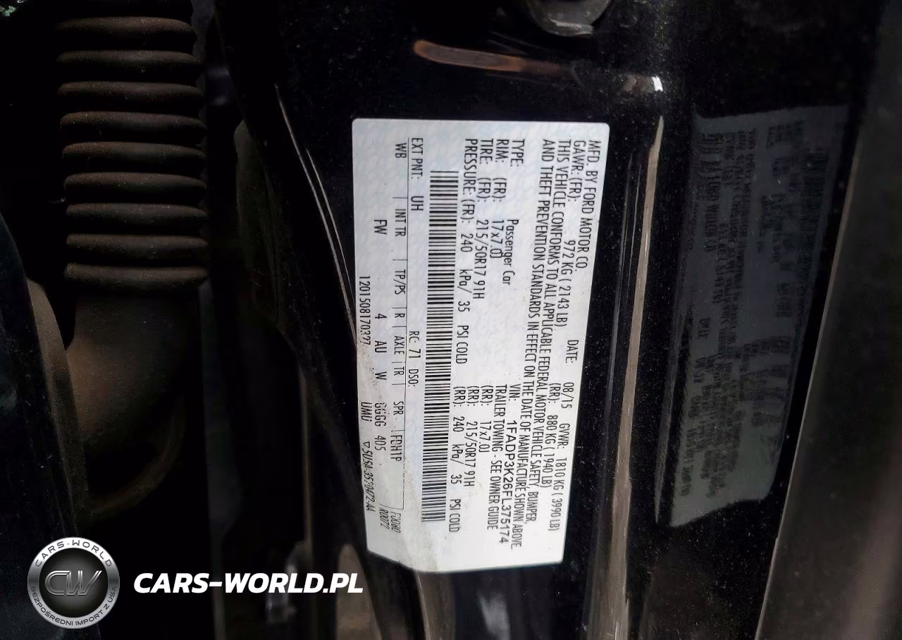 2015 Ford Focus Se VIN:1FADP3K26FL375174 - 12