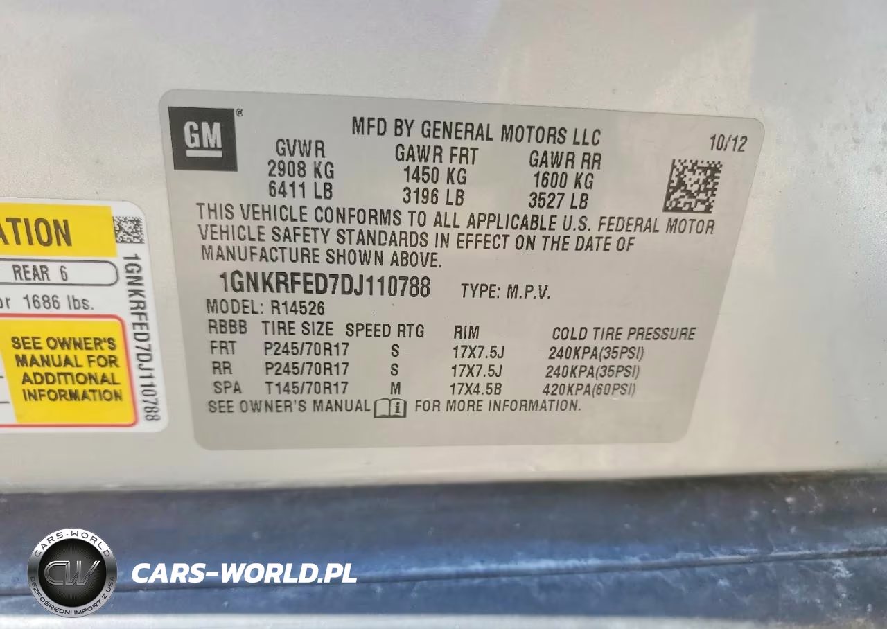 2013 Chevrolet Traverse Ls VIN:1GNKRFED7DJ110788 - 13
