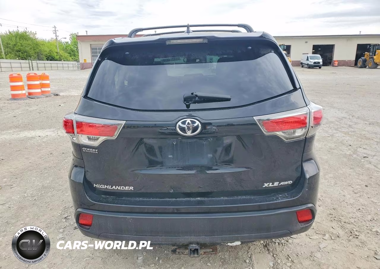 2015 Toyota Highlander Xle VIN:5TDJKRFH2FS207978 - 6
