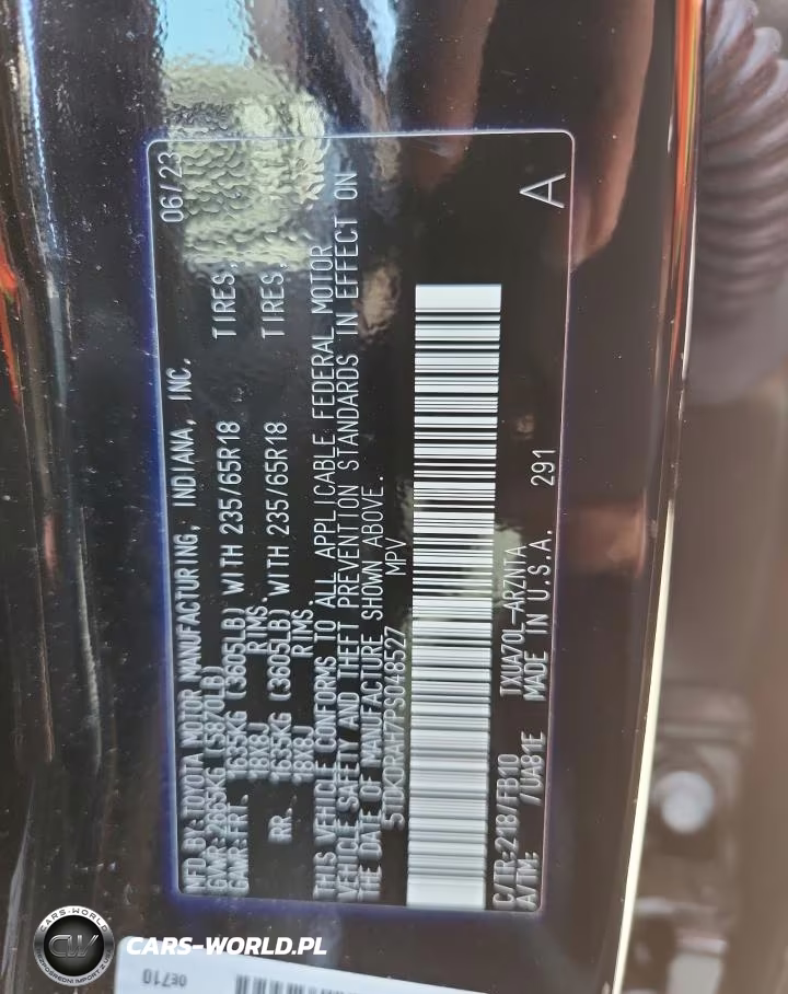 2023 Toyota Highlander L VIN:5TDKDRAH7PS048527 - 13
