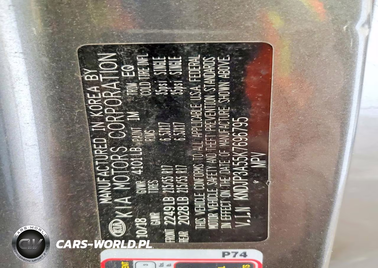 2019 Kia Soul + VIN:KNDJP3A55K7696795 - 12