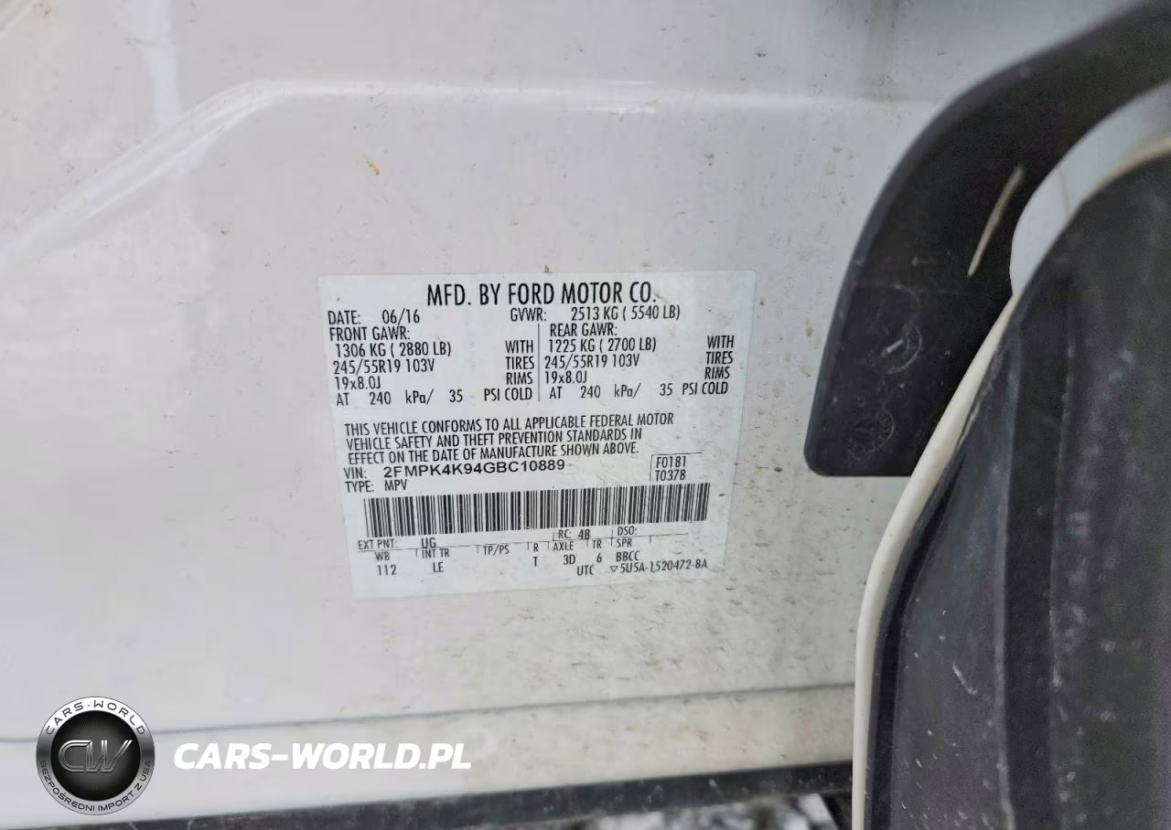 2016 Ford Edge Titanium VIN:2FMPK4K94GBC10889 - 13