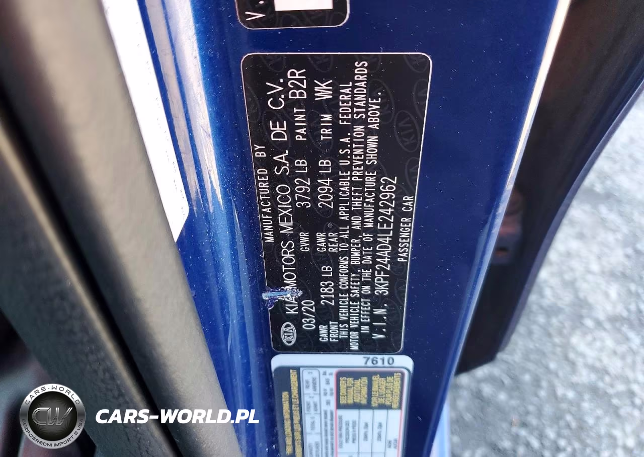 2020 Kia Forte Lxs VIN:3KPF24AD4LE242962 - 12