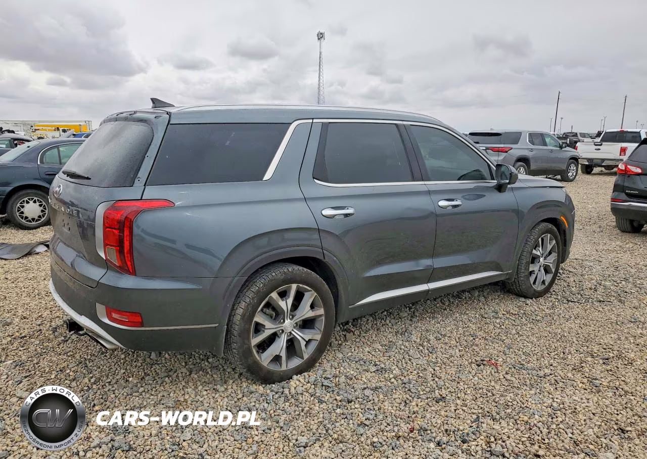 2022 Hyundai Palisade Sel VIN:KM8R44HE8NU351723 - 3