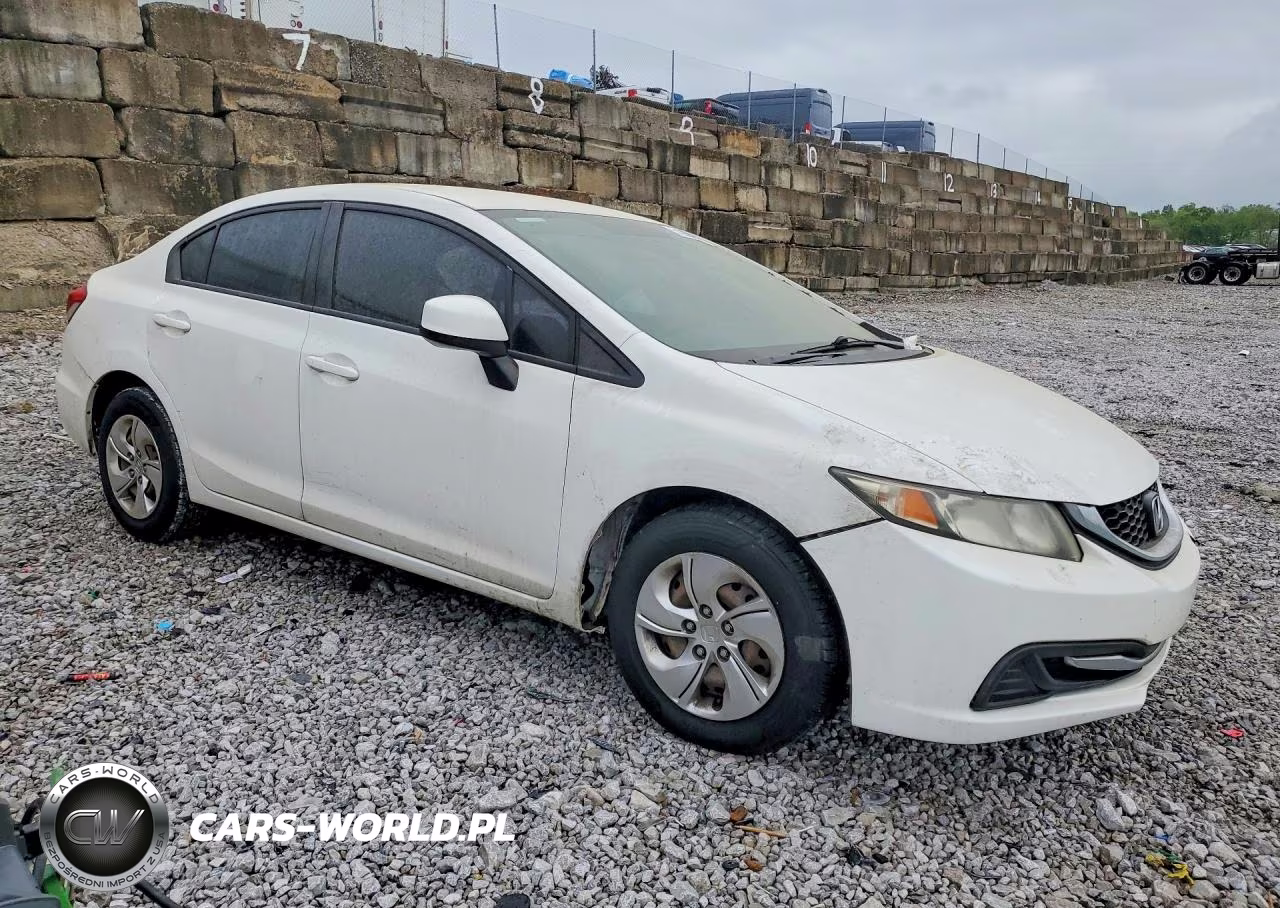 2013 Honda Civic Lx VIN:19XFB2E52DE002298 - 4