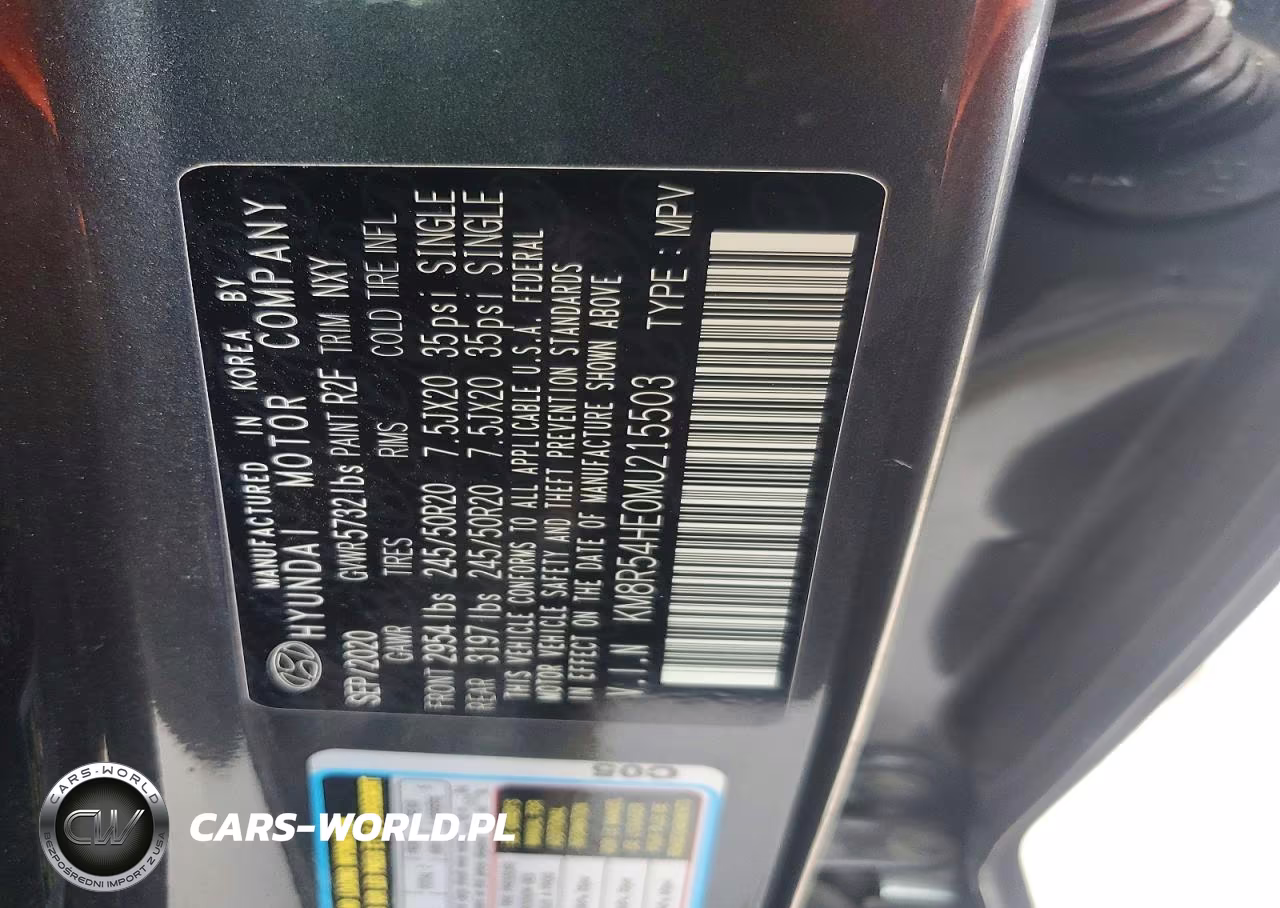 2021 Hyundai Palisade Limited VIN:KM8R54HE0MU215503 - 13