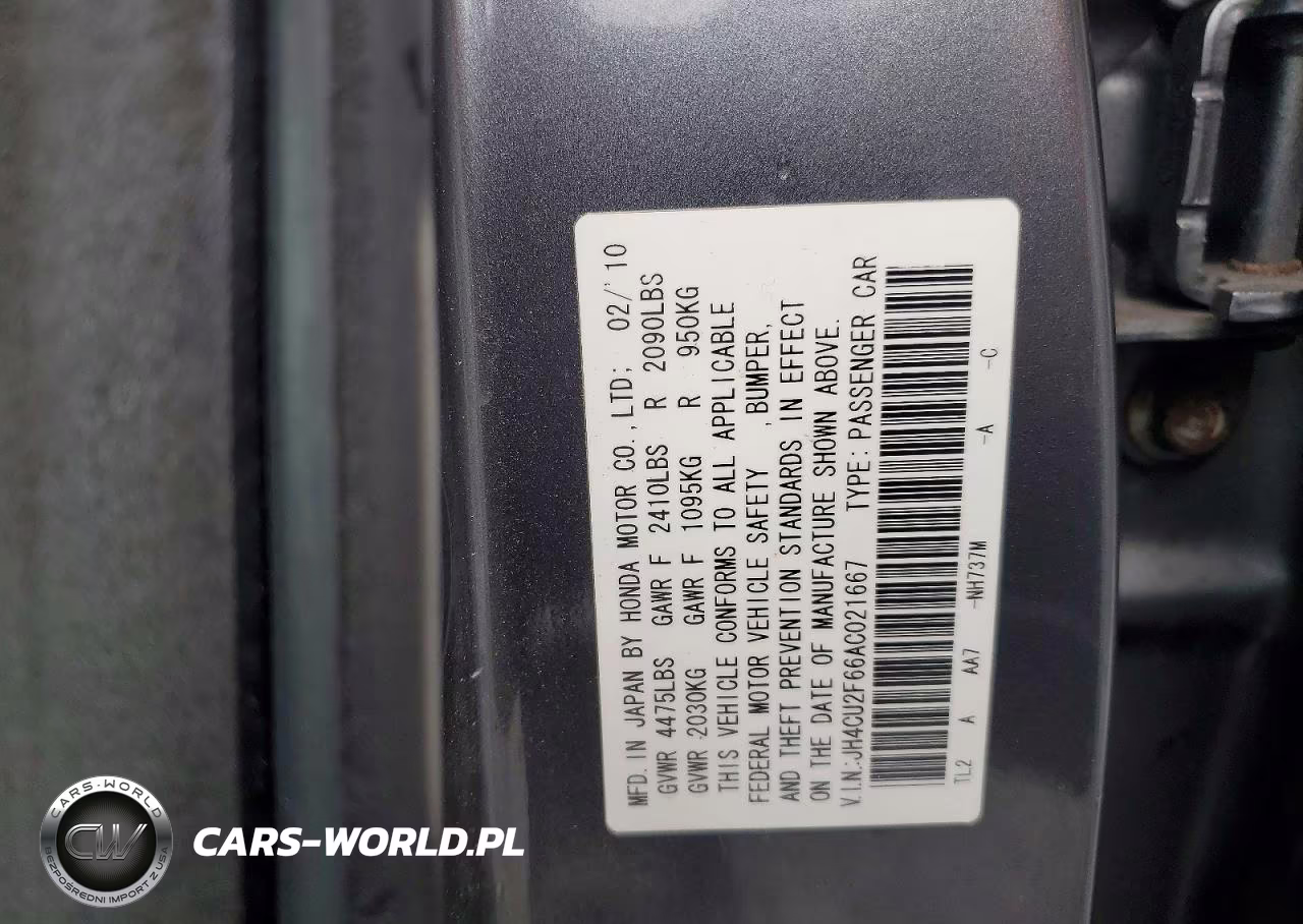 2010 Acura Tsx VIN:JH4CU2F66AC021667 - 12