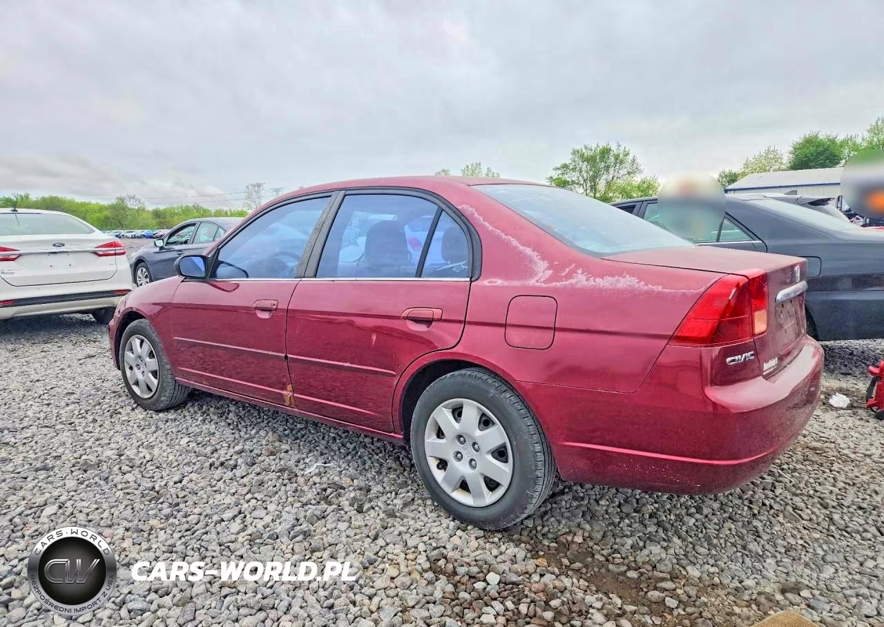 2002 Honda Civic Lx VIN:2HGES16592H571429 - 2