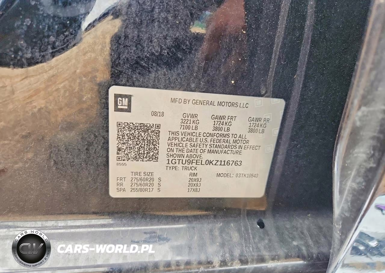 2019 GMC Sierra K1500 Denali VIN:1GTU9FEL0KZ116763 - 12