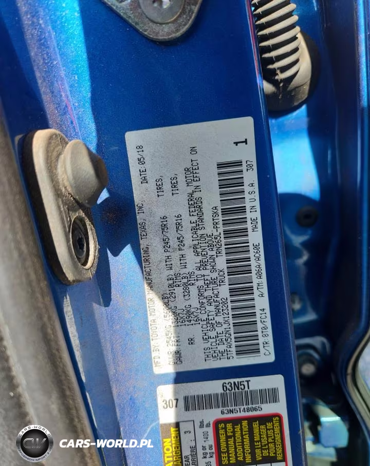 2018 Toyota Tacoma Sr5 VIN:5TFAX5GN1JX123202 - 12