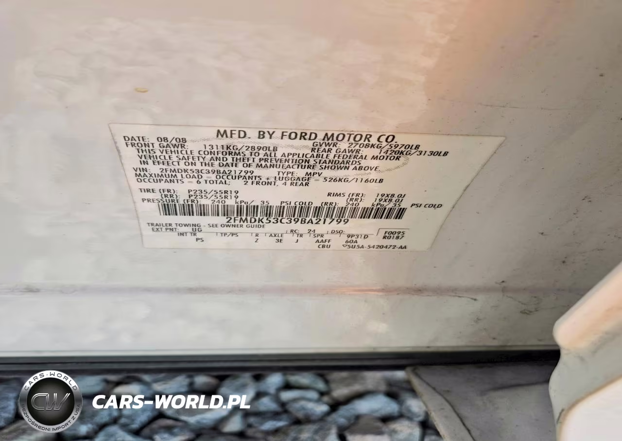 2009 Ford Flex Limited VIN:2FMDK53C39BA21799 - 12