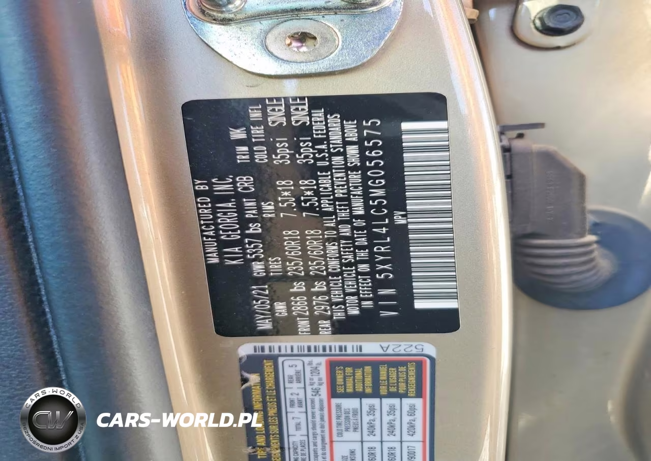 2021 Kia Sorento S VIN:5XYRL4LC5MG056575 - 13