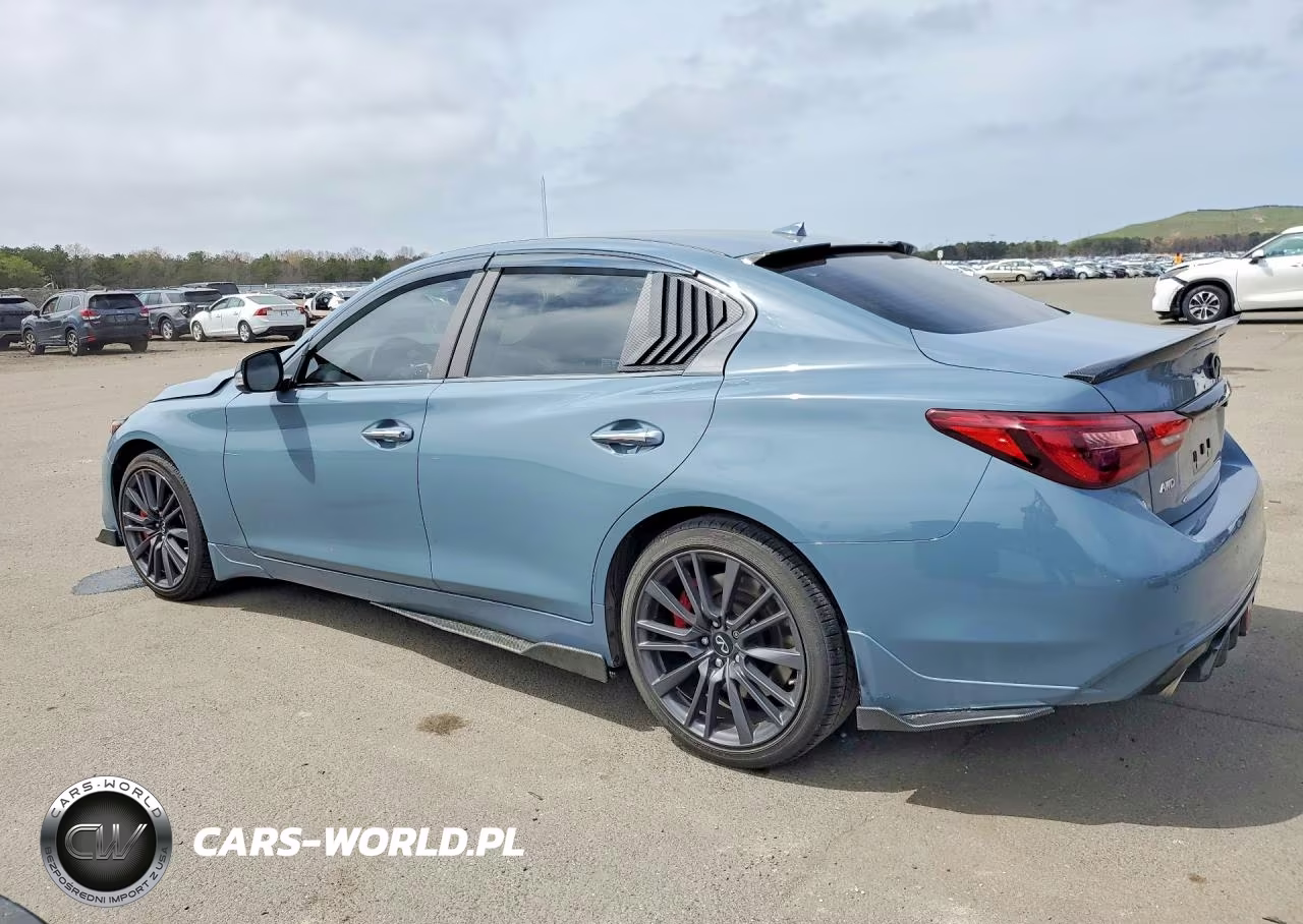 2023 Infiniti Q50 Red Sport 400 VIN:JN1FV7DR5PM590036 - 2