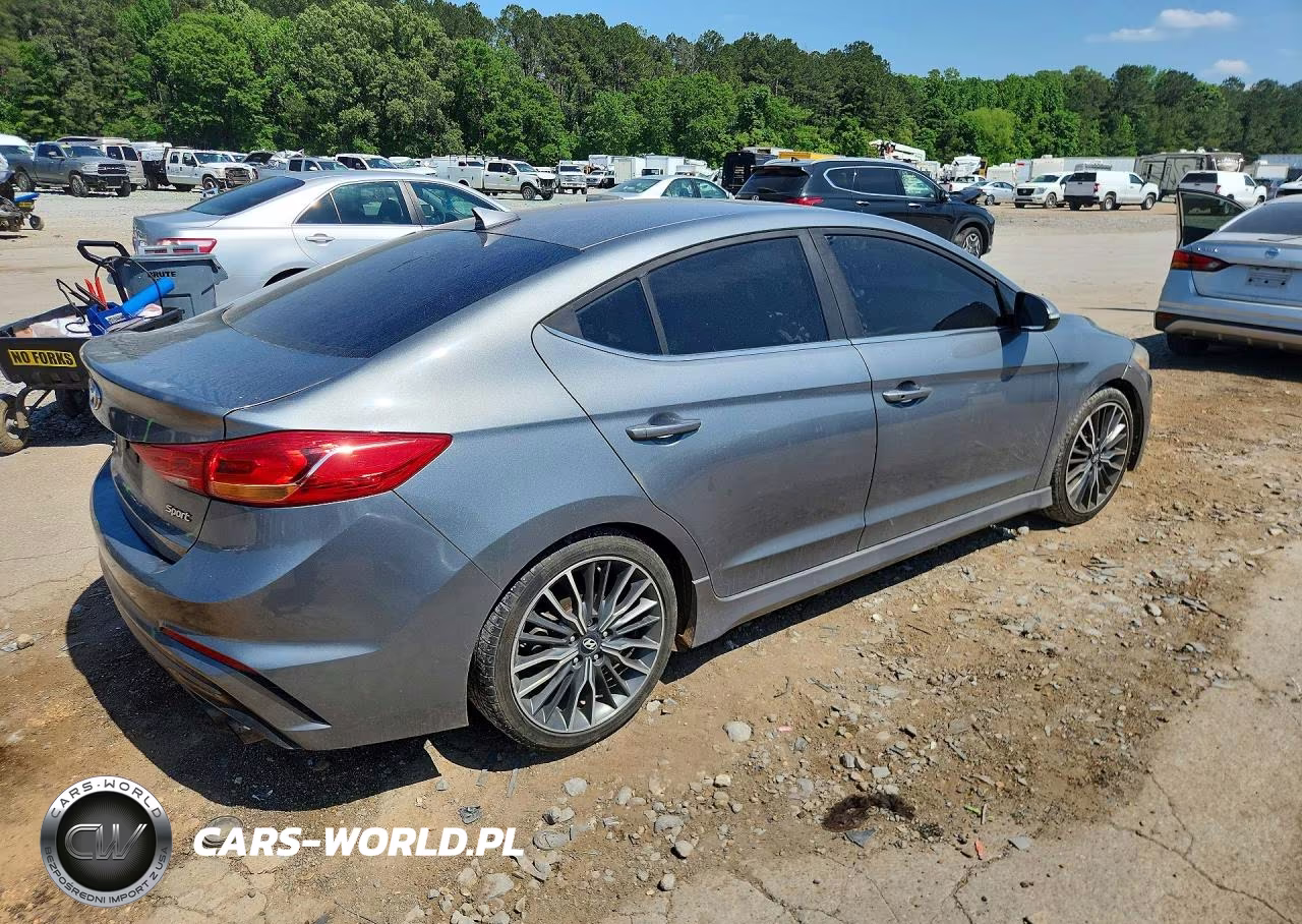 2018 Hyundai Elantra Sport VIN:KMHD04LB9JU590159 - 3