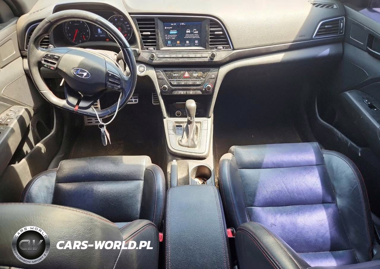 2018 Hyundai Elantra Sport VIN:KMHD04LB9JU590159 - 8