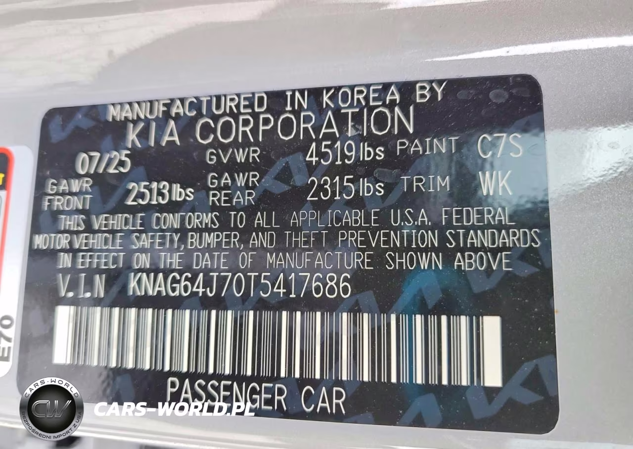 2026 Kia K5 Gt Line VIN:KNAG64J70T5417686 - 12