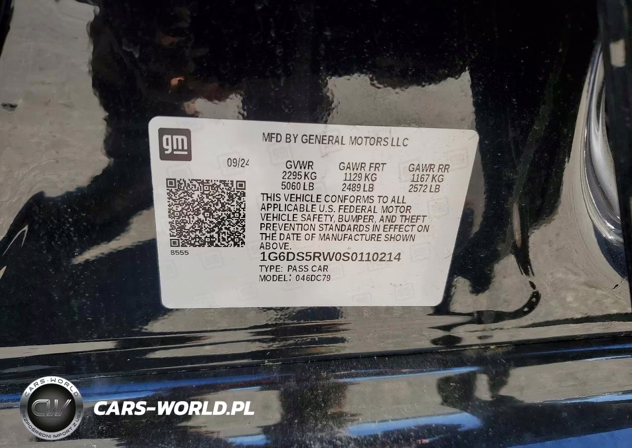 2025 Cadillac Ct5 Premium Luxury VIN:1G6DS5RW0S0110214 - 12
