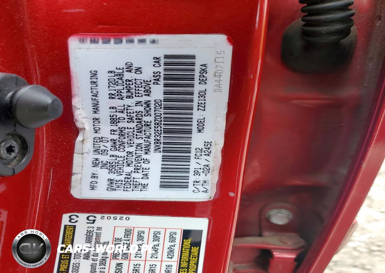 2008 Toyota Corolla S VIN:1NXBR32E58Z007020 - 13