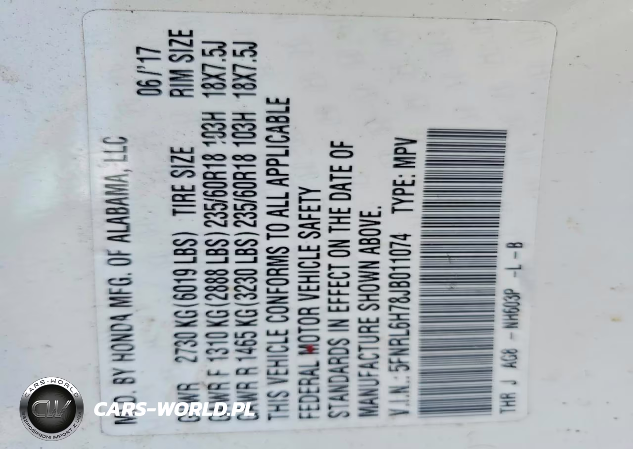 2018 Honda Odyssey Exl VIN:5FNRL6H78JB011074 - 13