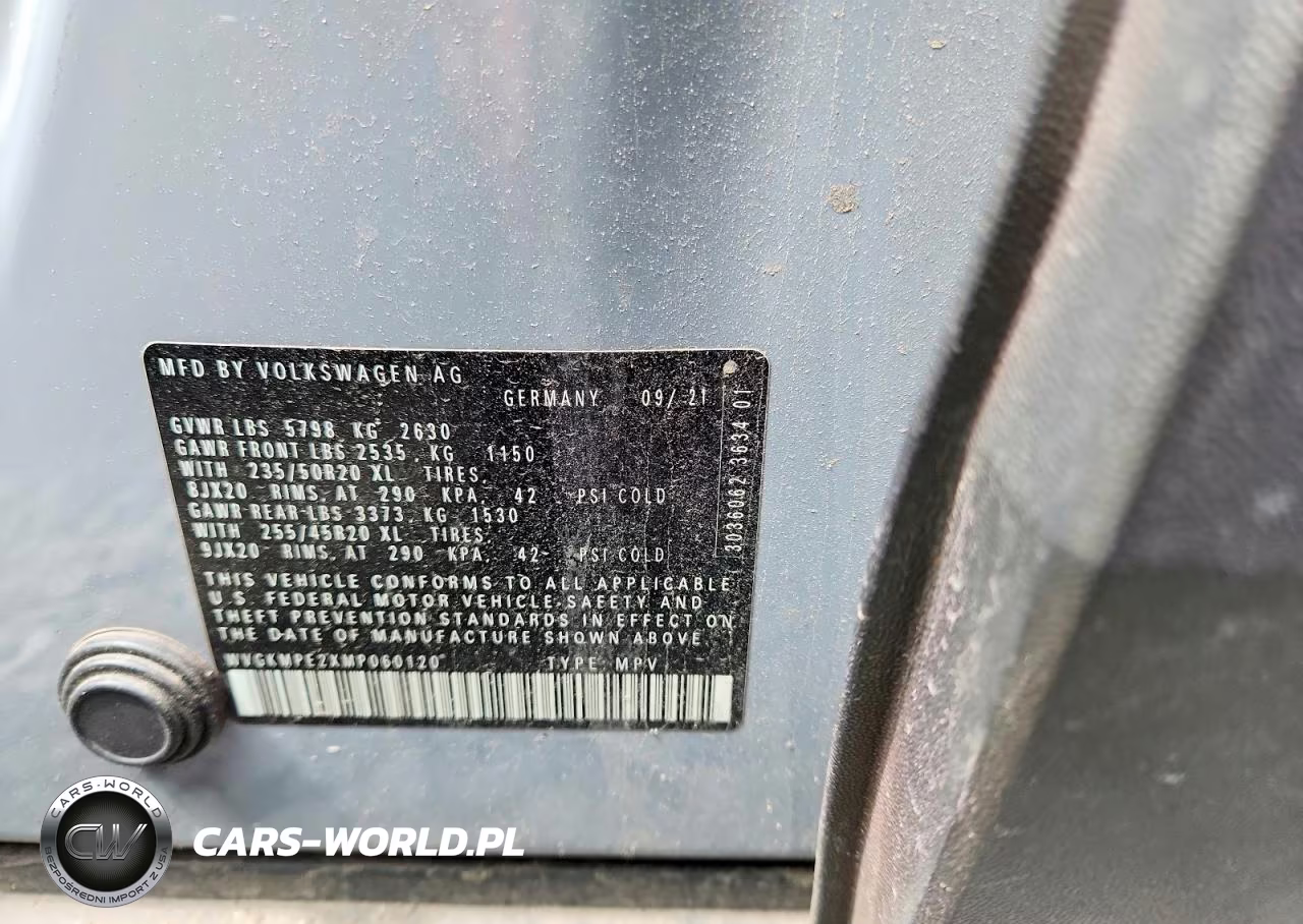 2021 Volkswagen Id.4 Pro S VIN:WVGKMPE2XMP060120 - 12