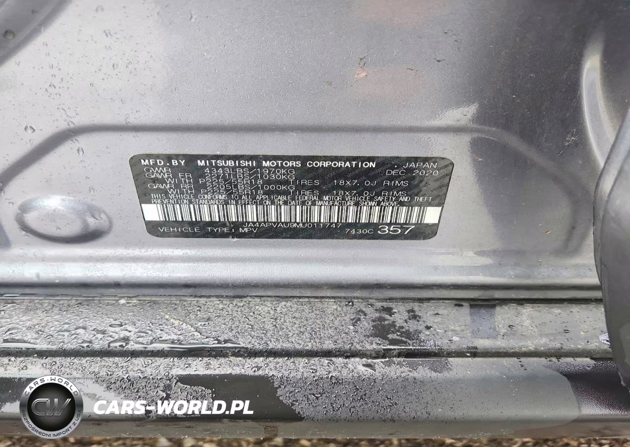 2021 Mitsubishi Outlander Sport Se VIN:JA4APVAU9MU011747 - 13