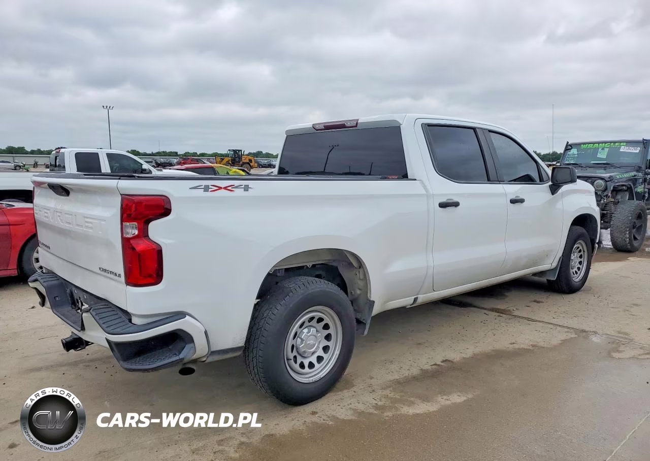 2021 Chevrolet Silverado K1500 Custom VIN:3GCPYBEK1MG443921 - 3