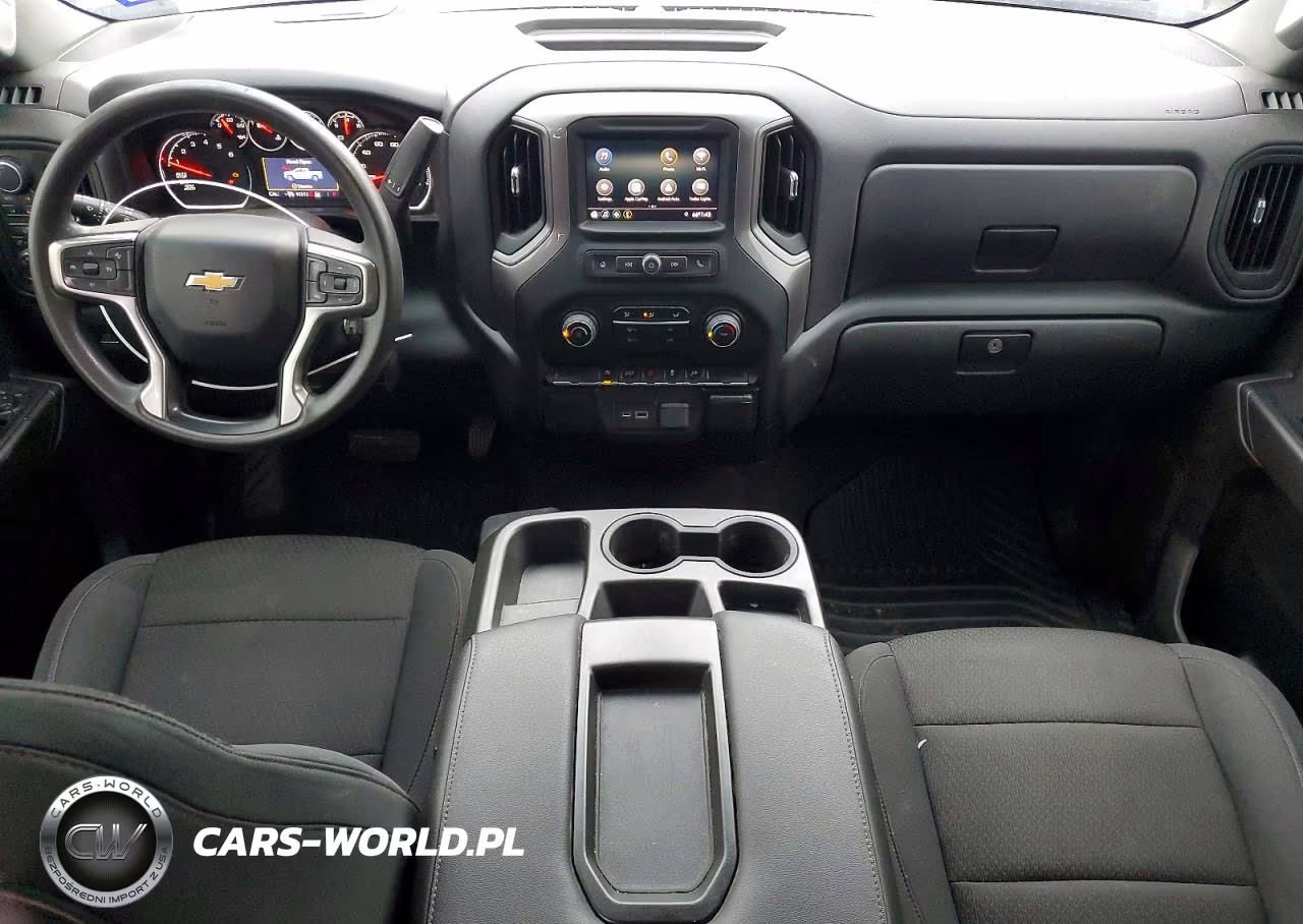 2021 Chevrolet Silverado K1500 Custom VIN:3GCPYBEK1MG443921 - 8