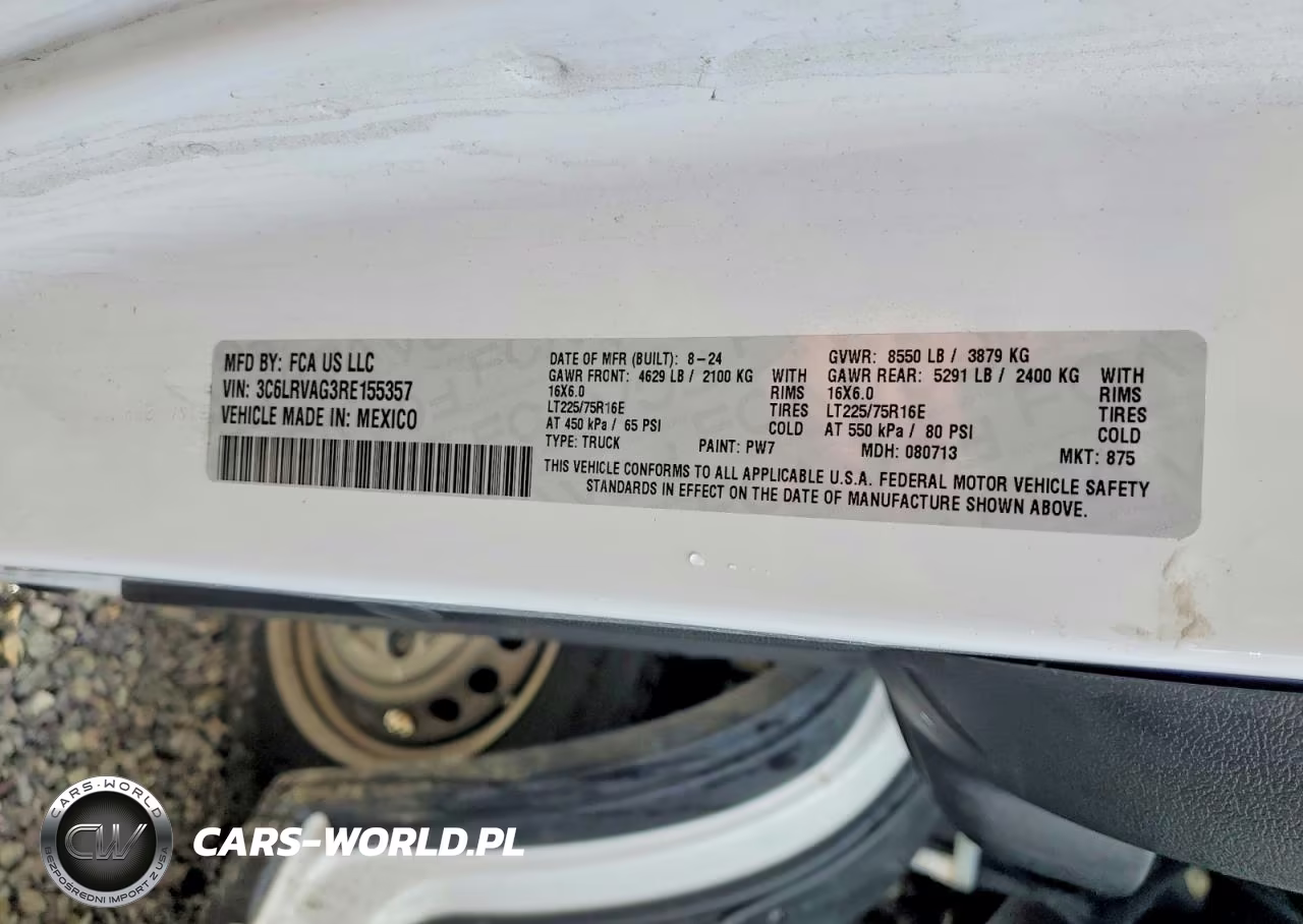 2024 Ram Promaster 1500 Delivery Van VIN:3C6LRVAG3RE155357 - 13