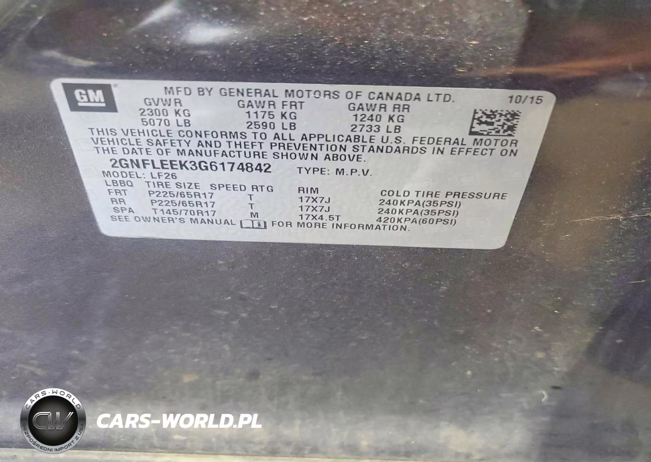 2016 Chevrolet Equinox Ls VIN:2GNFLEEK3G6174842 - 14