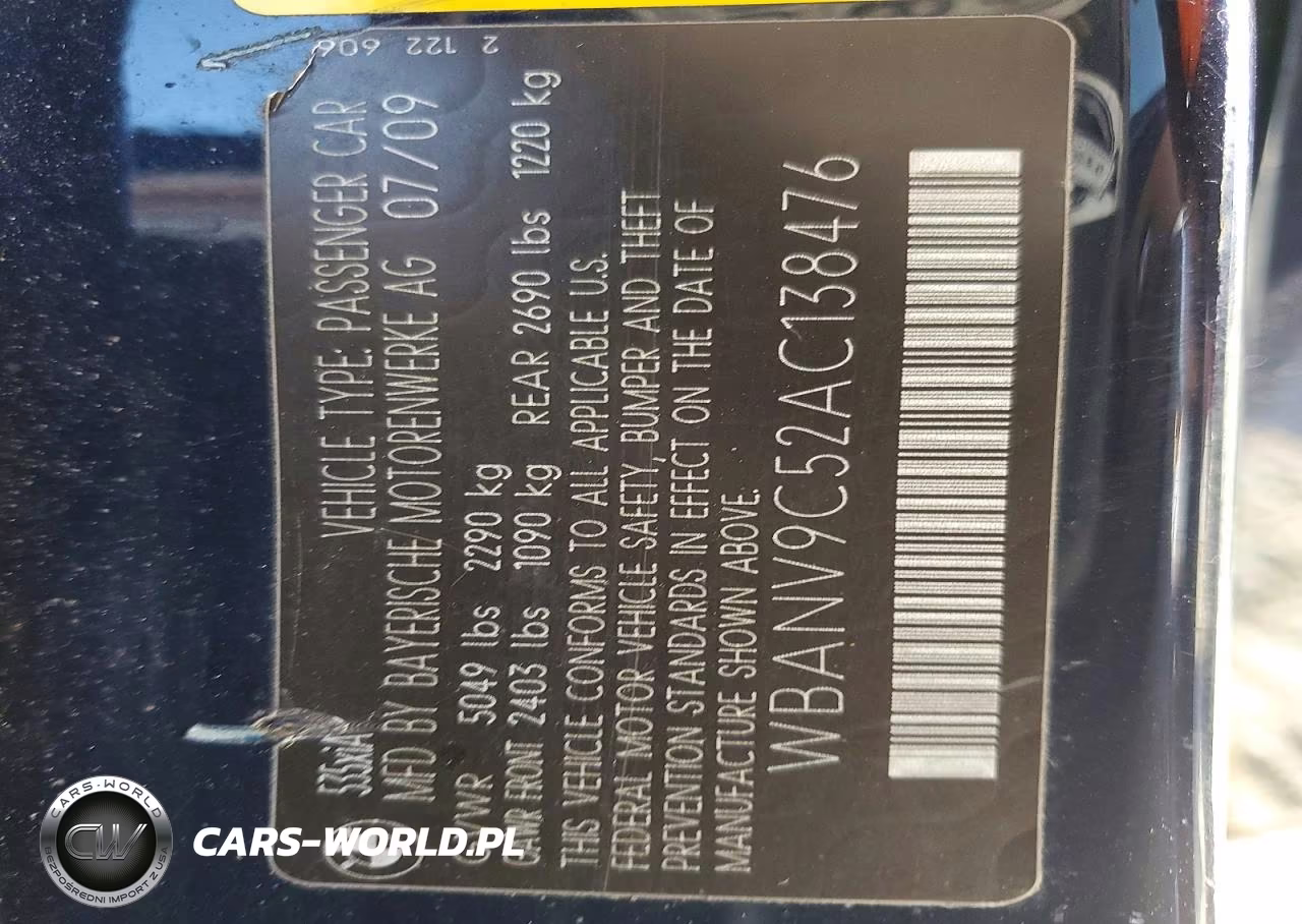 2010 BMW 535 Xi VIN:WBANV9C52AC138476 - 12