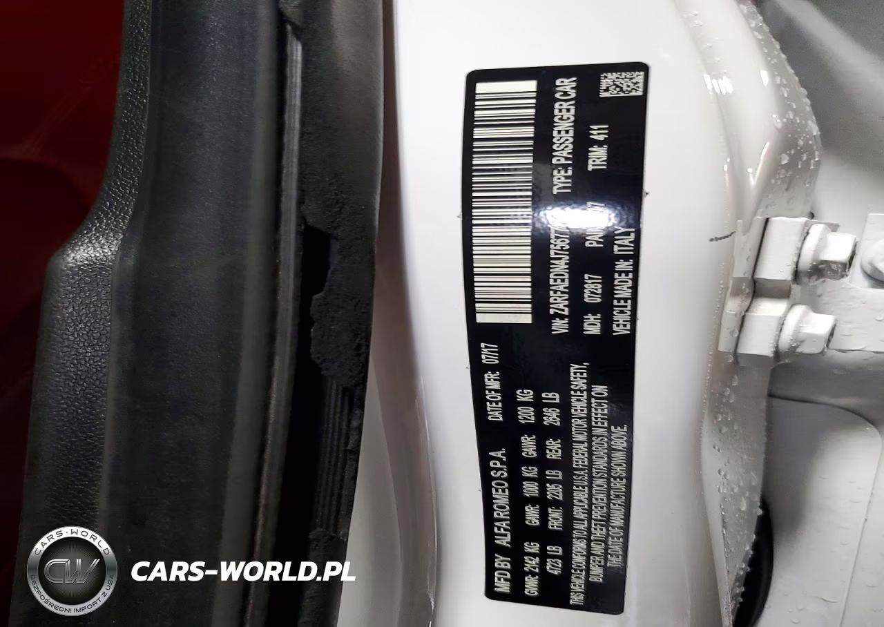 2018 Alfa Romeo Giulia Q4 VIN:ZARFAEDN4J7567787 - 13