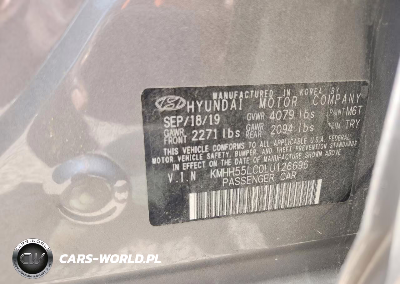 2020 Hyundai Elantra Gt N Line VIN:KMHH55LC0LU126696 - 12