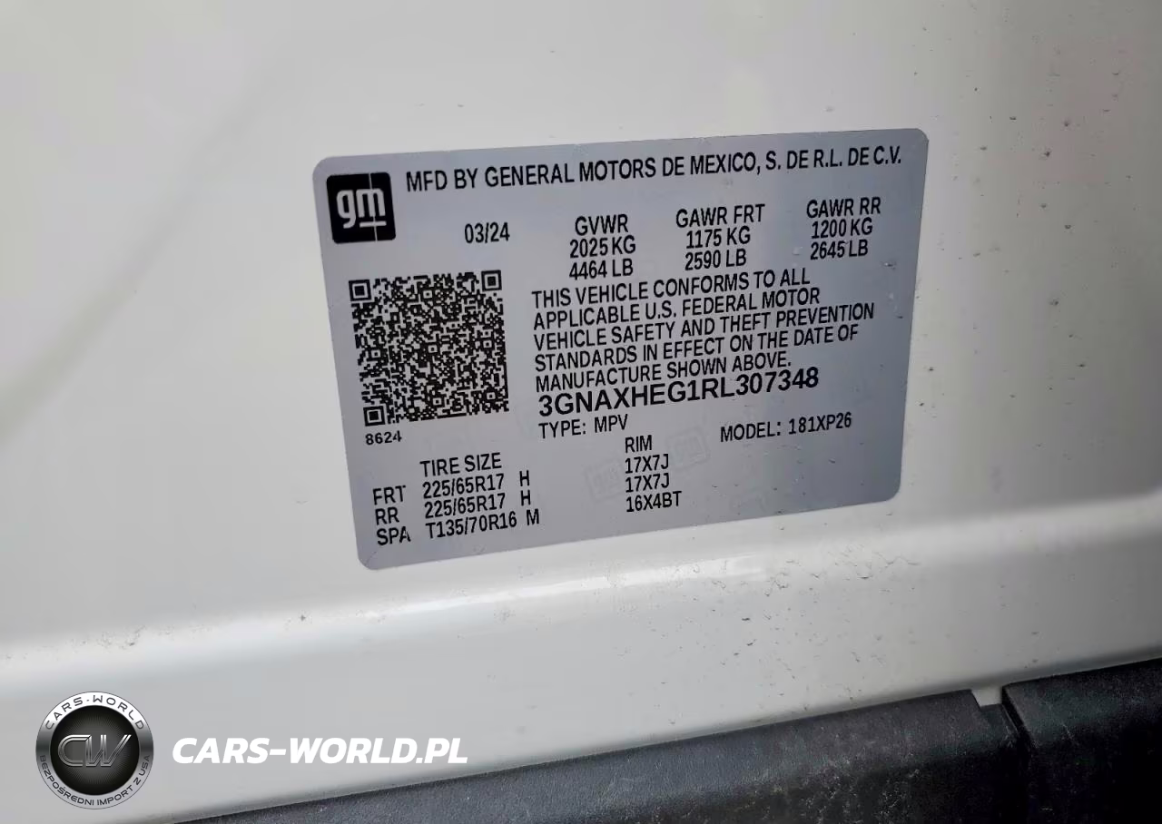 2024 Chevrolet Equinox Ls VIN:3GNAXHEG1RL307348 - 14