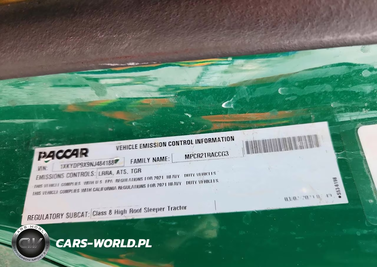 2022 Kenworth Construction T680 VIN:1XKYDP9X9NJ484188 - 10