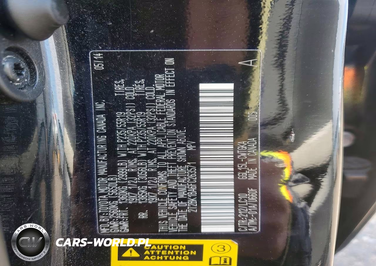 2015 Lexus Rx 350 Base VIN:2T2BK1BA6FC263571 - 13