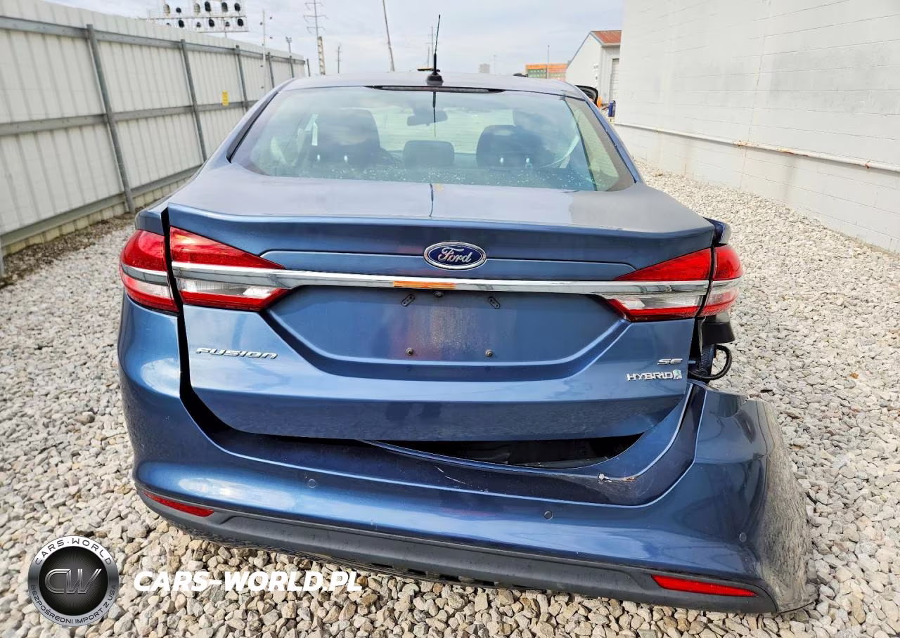 2018 Ford Fusion Se Hybrid VIN:3FA6P0LU6JR261077 - 6
