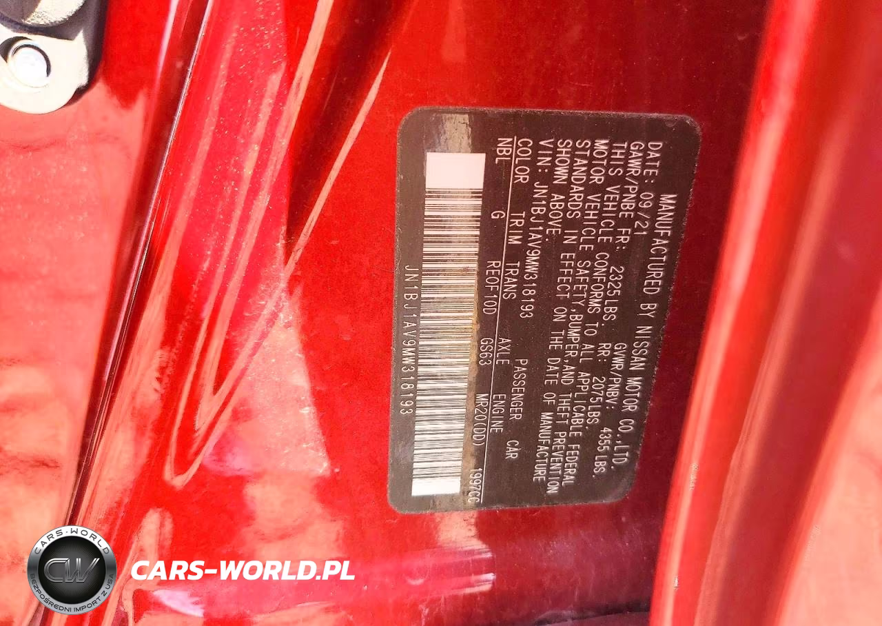 2021 Nissan Rogue Sport S VIN:JN1BJ1AV9MW318193 - 14