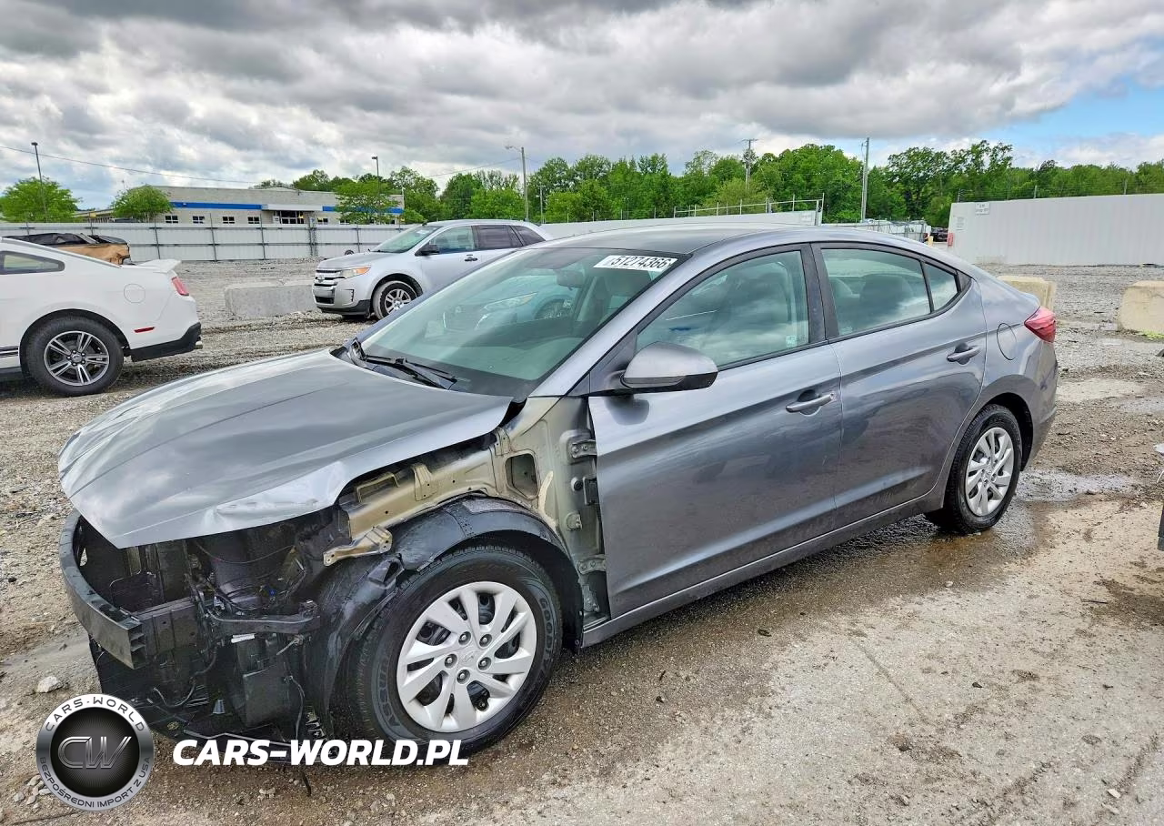 2019 Hyundai Elantra Se VIN:5NPD74LF0KH492443 - 1