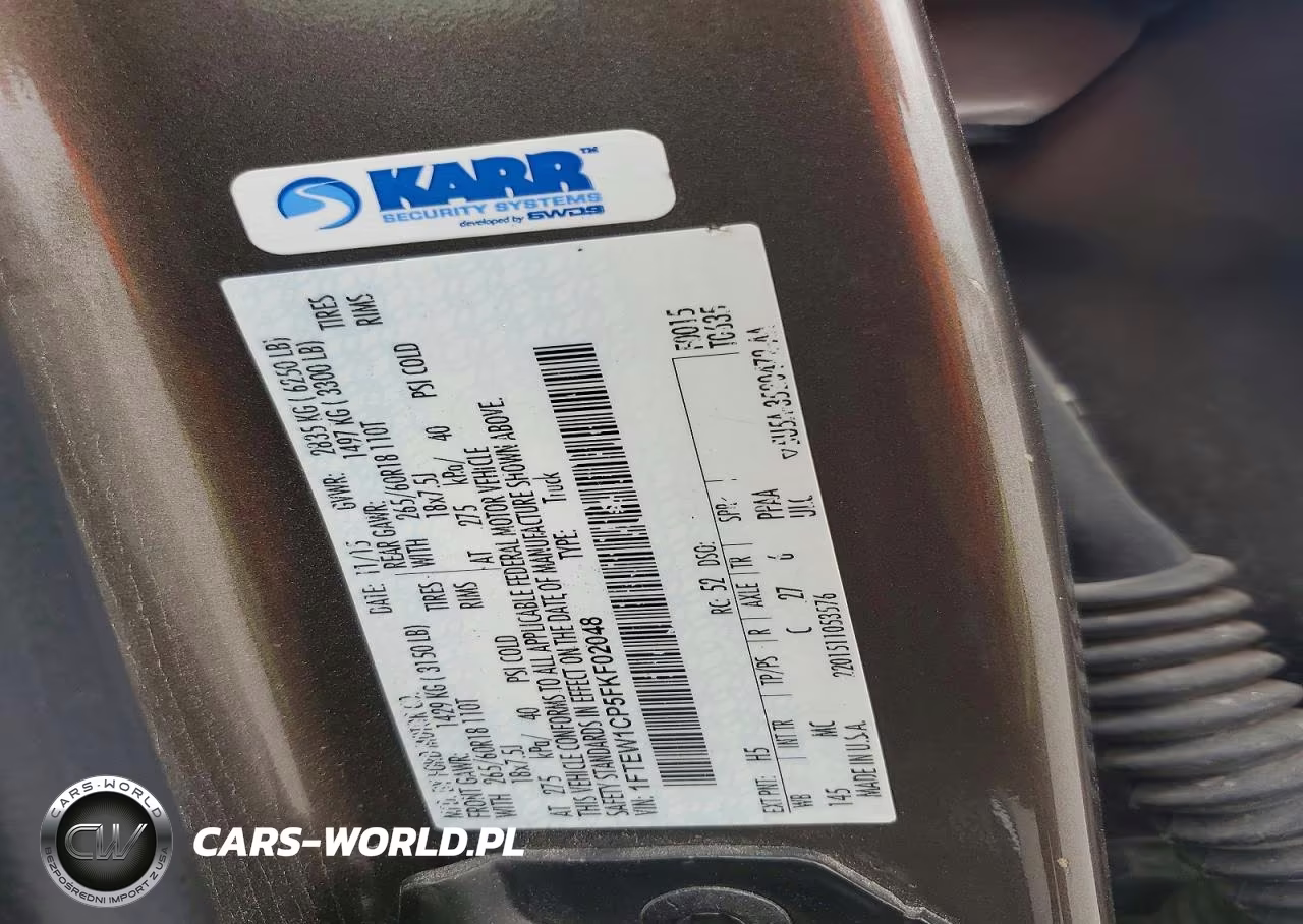 2015 Ford F150 Supercrew VIN:1FTEW1CP5FKF02048 - 12