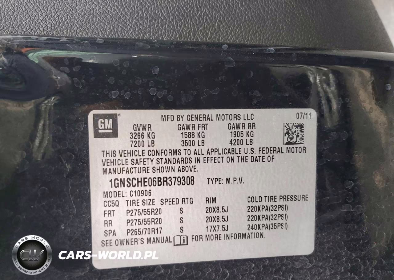 2011 Chevrolet Suburban C1500 Ls VIN:1GNSCHE06BR379308 - 13