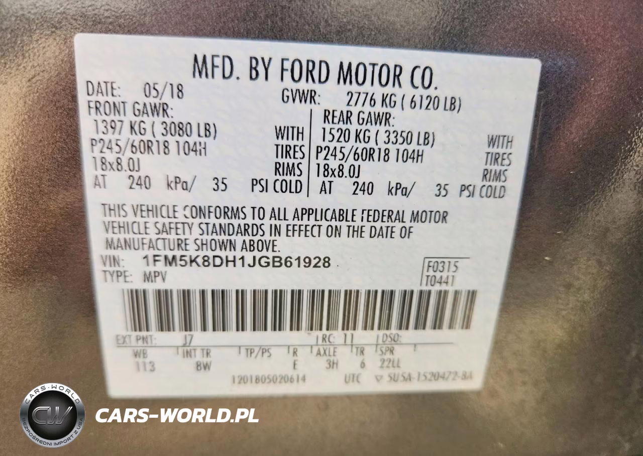 2018 Ford Explorer Xlt VIN:1FM5K8DH1JGB61928 - 13