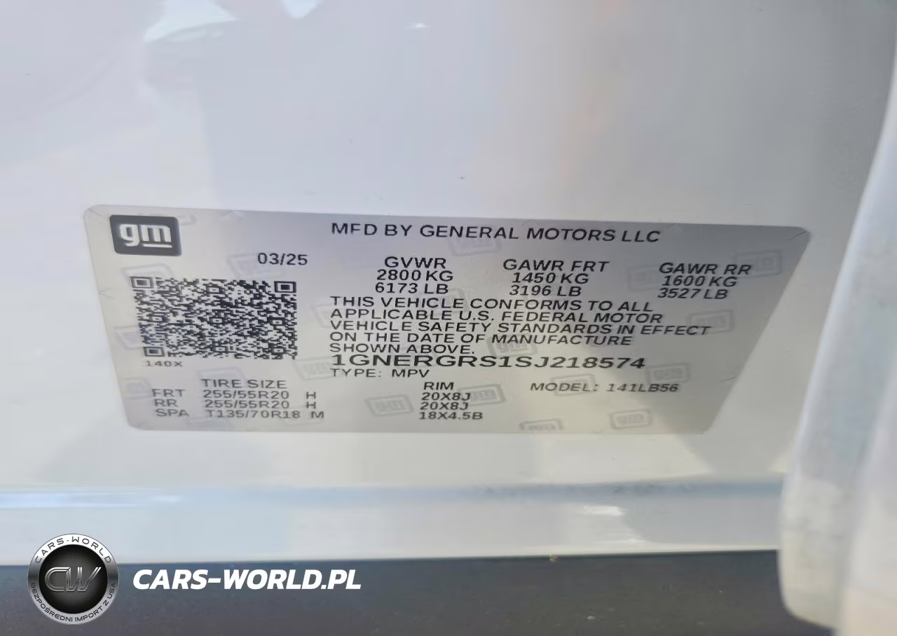 2025 Chevrolet Traverse Lt VIN:1GNERGRS1SJ218574 - 14