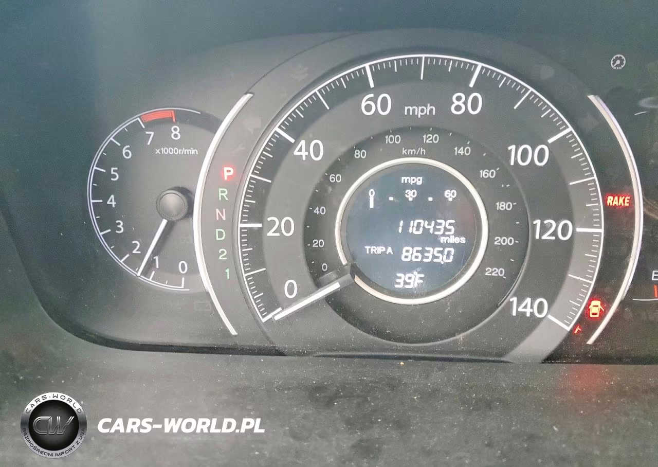 2013 Honda Cr-V Lx VIN:2HKRM4H34DH635054 - 9