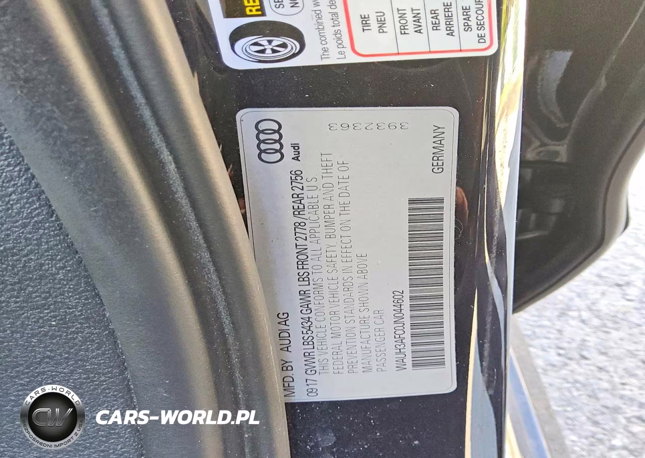 2018 Audi A6 Prestige VIN:WAUH3AFC0JN044602 - 7