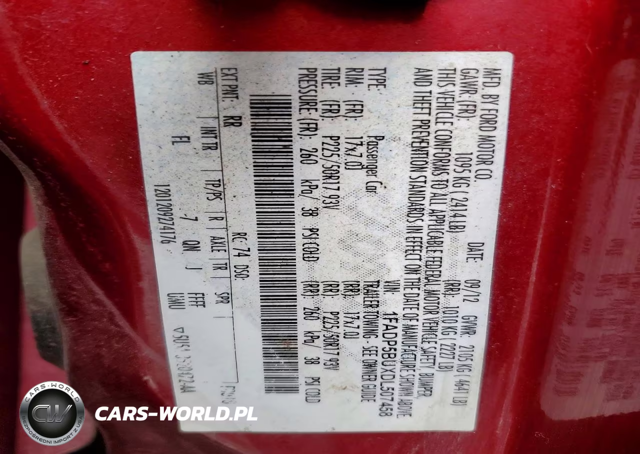 2013 Ford C-Max Sel VIN:1FADP5BUXDL507458 - 13